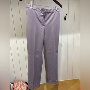 LOFT Lavender Straight-Leg Pants